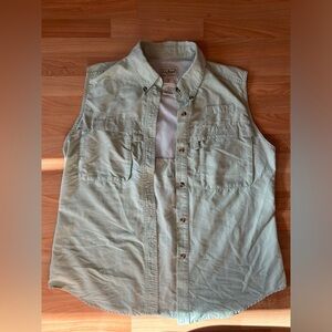 L.L. Bean light green vest. Women’s size Medium.